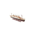 thumbnail image 4 of HomeStock African Adventure Titanic Model Built From Scratch and Fully Assembled, Red/Black/White, 3.5 x 25 x 10 Inch, Western Red Cedar/Rosewood/Mahogany, 4 of 5