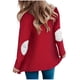 thumbnail image 5 of Cárdigan de moda para mujer, liso, suelto, de manga larga, blusa, cárdigan, abrigo de poliéster para mujer, 5 of 8