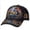 Multicolor D, variant on 250th USA Anniversary Hat, Trendy Patriotic Heritage-inspired Ornate Printed Baseball Cap, Vibrant Washable & Adjustable 250 Years Elaborate Commemorative Hats for Men Women