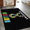 3'x5' Area Rugs, Cartoon Autism Indoor Outdoor Area Rug for Living Room ...