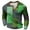 C6/Green, variant on TEDOYE Men's Polo Shirt Large Size Base Shirt Color Block Casual Collarless 3 Button Long Sleeve Shirt Breathable