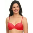 thumbnail image 4 of No Boundaries Women's All Over Lace Push Up Bra with Sugarcup, Sizes 34A-40DD, 4 of 5