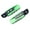 Green, variant on Rear Passenger Footrests Foot Pegs Pedal Pads For Yamaha YZF R1 R6 R1M R1S