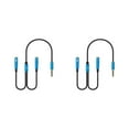 thumbnail image 1 of crativent 3.5mm Earphone Adapter Converter Cable Headphone+Mic Audio Splitter Extension Cable Cord for Computer PC Microphone blue 2Set, 1 of 6