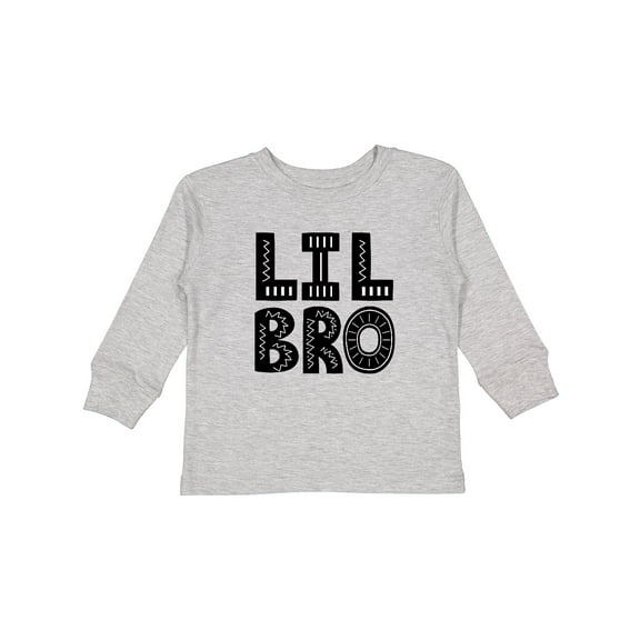Inktastic Little Brother Lil Bro Boys Boys Long Sleeve Toddler T-Shirt