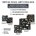 thumbnail image 4 of Designart "Aquatic Fish Grace" Abstract Wall Art Set Of 5 - Blue Coastal Office Room Metal Wall Art Set, 4 of 6