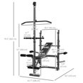 thumbnail image 2 of CoSoTower Adjustable Weight Bench with Press Rack, Preacher Curl & Lat Pull Down, 2 of 7