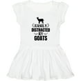thumbnail image 3 of Inktastic Easily Distracted by Goats Girls Toddler Dress, 3 of 5