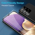 thumbnail image 3 of [3+3] Pack Glass Screen Protector for Samsung Galaxy A32 with Camera Lens Protector, 3D Curved, 6.5 inch 9H Tempered Glass for Galaxy A32 5G Glass Screen Protector, 3 of 6