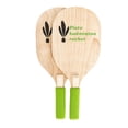 thumbnail image 4 of IFANLANDOR 2PCS Set Durable Wooden Racket Badminton Equipment for Racquet Sports Beach Use, 4 of 8