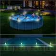 thumbnail image 6 of Solar Pool Lights for Above Ground Pools,6 Pack Pool Above Ground Pool Accessories,Swimming Pool Solar Lights, Waterproof Frame Pool Decoration,Warm Light, 6 of 9