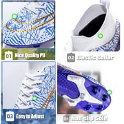 Mens Soccer Cleats Professional High-Top Football Shoes Outdoor Spikes Soccer Shoes
