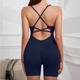 thumbnail image 5 of FNFYFH Womens Jumpsuits Shorts Rompers Workout One Piece Bodysuits Jumpers Yoga Summer Fashion Vacation Outfits Clothes, 5 of 6