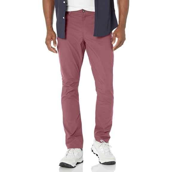 Columbia Men's Standard Cobble Creek 5 Pocket Pant, Light Raisin, 42W x 34L
