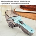 thumbnail image 2 of Measuring Cup Adjustable Spoon Kitchen Plastic Adjustable Measuring Baking Tablespoon Measure Dry Fluid Seasoning Scoop with Scale, L, 2 of 8