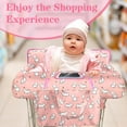 thumbnail image 3 of Shopping Cart Cover for Baby Girl Boy 2-in-1 High Chair Water Resistant High Chair Cover w/Phone Pouch Pocket Gender Neutral Cart Cover for Babies Padded Grocery Cart Cover for Baby, 3 of 6