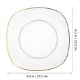 thumbnail image 2 of KONTONTY White Plastic Salad Container Multi Purpose Food Bowl for Home and Kitchen Use, 2 of 6