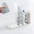 thumbnail image 5 of Wall Mounted Toothbrush Storage Rack, Non Perforated Bathroom Holders, Mouthwash Cup Set, Iron Material, Multi Functional Storage, Stable Load Bearing, Fashionable Appearance, Easy To Clean, 5 of 6