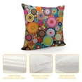 thumbnail image 4 of YINGXI ,Colourful Drawing Throw Pillow Covers Sofa Pillowcase Car Square Throw Pillowcases Home Decoration 24x24in, 4 of 5