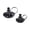Black, variant on Pack of 2 Candle Holders Antique Finish Fireplaces Wedding Home Table Accent