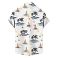 thumbnail image 5 of ZRGHAOYLQ Mens Novelty Hawaiian Shirts Button Down Short Sleeve Shirt Funny Tropical Tree Printing Top Summer Beach Cruise Vacation Outfit 2026, 5 of 6