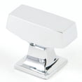 thumbnail image 3 of 999SN 1-3/8" Modern Rectangular Cabinet Knob Satin Nickel Finish, 3 of 3
