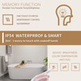 thumbnail image 7 of Bathroom Mirror 48"x 24" Anti-Fog Dimmable Led Lighted Wall Mirror with Waterproof Memory Function Touch Button, Rectangle (Vertical/Horizontal), 7 of 7
