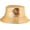 Gold, variant on Unisex Fashionable  Camping Bucket Hat Sun Protection Flexible Fold Furry Metallic Finish