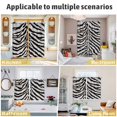 thumbnail image 5 of Black White Zebras Kitchen Curtains Window Panels, Vintage Abstract Art Insulated Window Treatment Curtain, Grommet Curtains for Bedroom/Living Room/Bathroom, 2 Piece 52"Wx84"L, 5 of 8