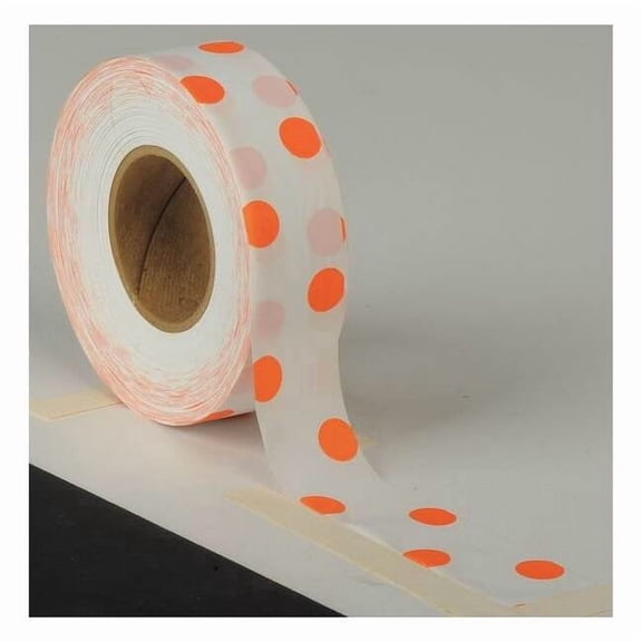Manufacturer Varies Flagging Tape,Pink/White,150ft x 1-3/8In SPGW-200