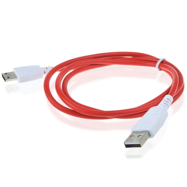 Color: White, Cable Length: 2m Lysee Data Cables 2M Red Wire Cable Charging Data Sync Cable For Children Tablet PC Fuhu Nabi DreamTab XD Tablet Durable Power Fast Charger Cable 