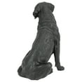 thumbnail image 4 of Design Toscano QL156176 Black Labrador Retriever Dog Garden Statue, 15 Inch, Multicolored, 4 of 4