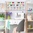thumbnail image 4 of Roowest 60 Pcs Pegboard Cups Pegboard Bins Set, Wall Organizer with Hooks and Loops, Hooks Assortment Organizer Accessory for Office Storage Garage Craft Workshop(White), 4 of 7
