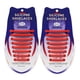 thumbnail image 1 of 16 unids/set de cordones de silicona sin atar, cordones elásticos redondos para zapatos, los mejores cordones para fanáticos de los deportes para niños y adultos, cordones perezosos de goma, Italia Gao Jinjia LED, 1 of 2