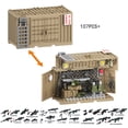 thumbnail image 4 of 2024 World War 2 WW2 Army Military Soldiers SWAT Container Cannon Base Model Building Blocks Bricks Children's Toys Gift,No original box, 4 of 8