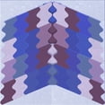 thumbnail image 1 of Ahgly Company Indoor Square Patterned Purple Amethyst Purple Area Rugs, 4' Square, 1 of 6