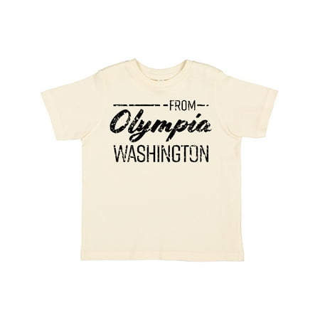 

Inktastic From Olympia Washington in Black Distressed Text Boys or Girls Toddler T-Shirt