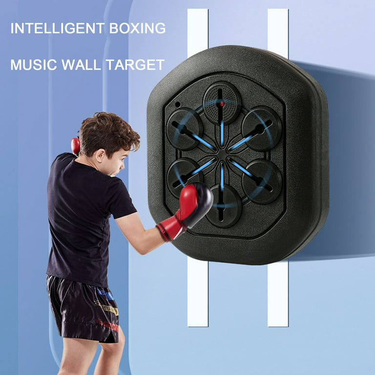 Boxing Training Music Electronic Boxing Wall Target Smart Wall Mounted Combat, Adult Unisex, Size: Small, Red