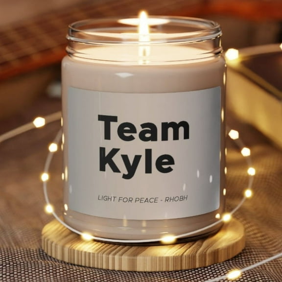 RHOBH Team Kyle - Light for Peace candle, Real Beverly, Housewives Hills