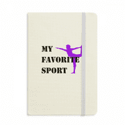 Like Sports Fitness Balanced Body Building Notebook Official Fabric Hard Cover Classic Journal Diary