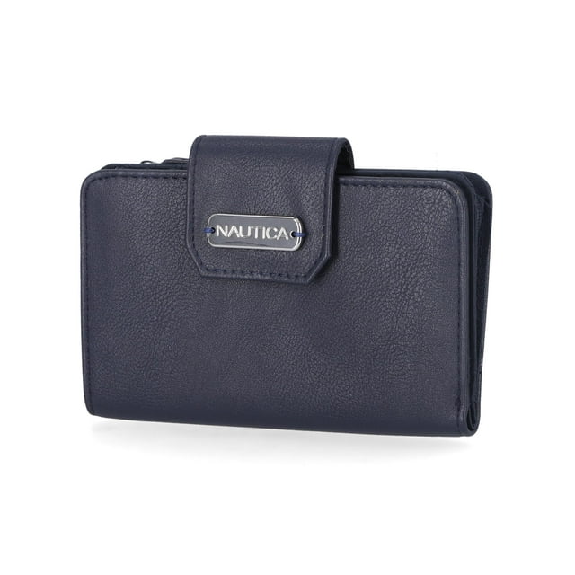 Wallet Nautica Close Reach de piel vegana RFID Indigo para mujer