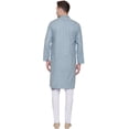 thumbnail image 3 of Maple Clothing Embroidered Kurta Set Cotton Indian Clothes for Men (Green, 3XL), 3 of 5