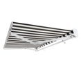 thumbnail image 6 of Awntech 16 Ft Destin Manual Heavy Duty Patio Retractable Awning with Protective Hood (192in x 10.38in x 120in), Black/White Stripe, 6 of 8
