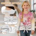 thumbnail image 5 of DISNIMO Axolotl Print Girls Long Sleeve Shirts Soft Comfy T-Shirts Casual Crewneck Tops Loose Fits Tunic Blouse Shirts for 5-12 Years Old Girls, 5 of 8
