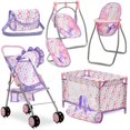 thumbnail image 1 of Set de guardería Dolls To Play Baby Doll, cochecito de cama, 1 of 7