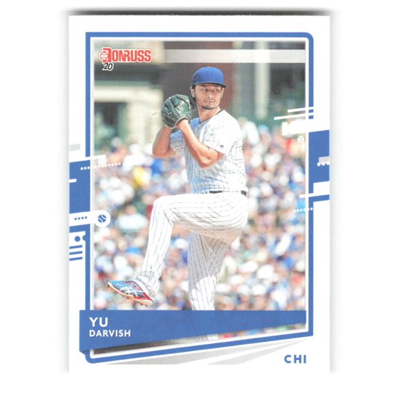 Collectible 2020 Donruss #97 Yu Darvish Chicago Cubs Baseball Trading Card
