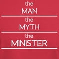 thumbnail image 3 of CafePress - The Man The Myth The Minister T Shirt - Men's Classic Graphic Cotton T-Shirt, 3 of 4