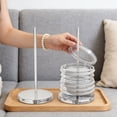 thumbnail image 4 of Acrylic Glass Lid Storage Rack Organizer for Kitchen Countertop and Bar Cabinet, 4 of 4