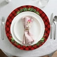thumbnail image 4 of Christmas Placemat 1 Piece 15x15 Inches Winter Christmas Table Mat Heat Insulated And Dirt Resistants Suitable For Party Kitchen Restaurant Decoration, 4 of 6