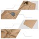 thumbnail image 5 of Ceisia Men's Spring Summer Solid Color Gift Workwear Pants - Straight Leg Tether Waist Zipper Button Pocket Casual Pants, 5 of 8